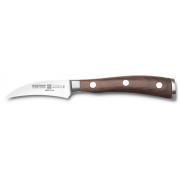 Wüsthof Ikon - Cuchillo pelador de hoja curva de 7 cm