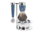 Mühle Rytmo - Juego de afeitar Petrol Blue