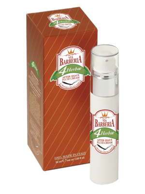 Omega - Crema fluida aftershave Via Barberia Herbae de 50 ml