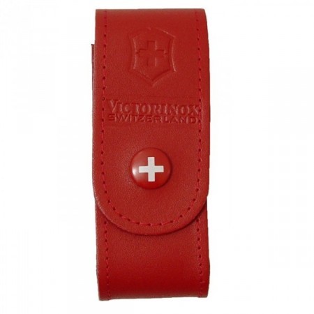 Victorinox - Funda de piel roja para navajas de 2-4 capas