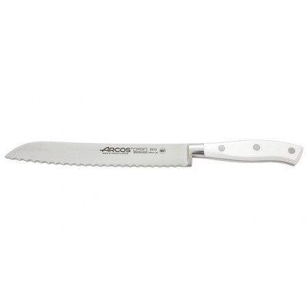 Arcos Riviera blanc - Cuchillo para pan de 20 cm