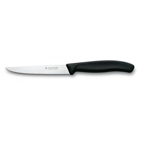 Victorinox - Cuchillo de mesa dentado de 11 cm con punta